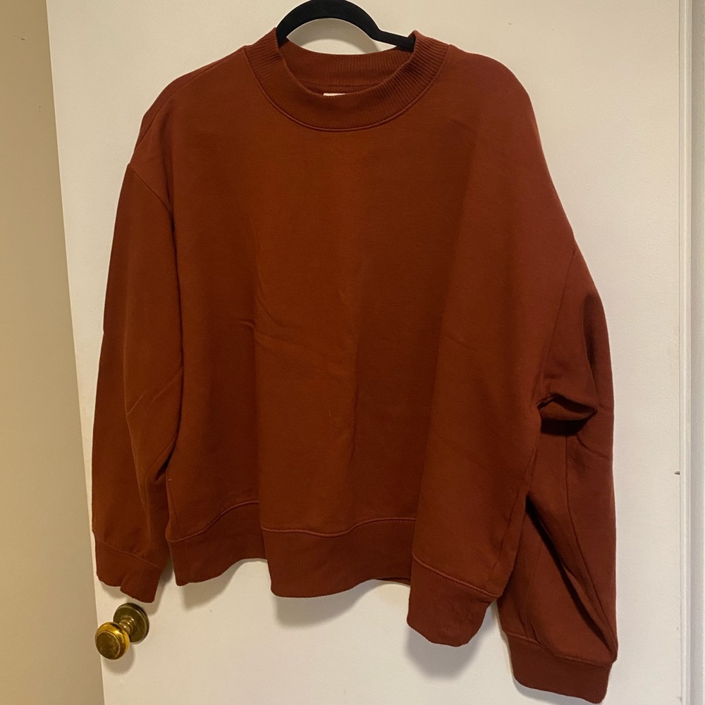 A New Day Cropped Mockneck Sweat-shirt